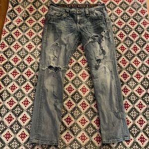 Men’s Rock Revival Jeans (Distressed)